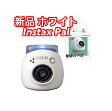 Brand new, unopened INSTAX Pal Milky White instant camera.