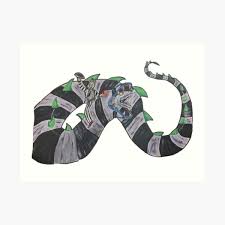 I saw this little decor plant on etsy that was reminiscent of a crossover between the sand worm in beetlejuice and the little shop of horrors' audrey 2. Beetlejuice Sandworm Art Prints Redbubble
