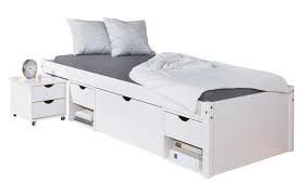 Was gibt es gemütlicheres als ein schönes bett. Ebuy24 Bett Timm Bett 90x200 Cm Weiss Kaufen Otto
