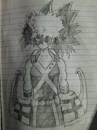 My hero academia bakugou and kirishima. Bakugou Katsuki Pencil Drawing Pencil Drawings Drawings My Drawings