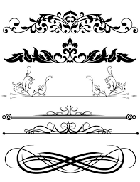 Design Clipart Mix Frames Scroll Divider Digital Download Clip Art Design Elements Transparent Background Orn Clip Art Altered Art Projects Clip Art Borders