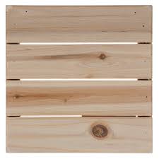 Wooden pallet dimensions are standardized to ensure that every stop on the supply chain can use the same type of equipment to move, store and ship the pallets. Box Pallet Wood Plaque Hobby Lobby 1431261