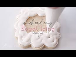 It's a smooth frosting that hardens as it dries and is usually used for decorating cookies or creating hard decorations for cakes. The Best Royal Icing For Decorating Cookies Honey Blonde Easy Royal Icing Recipe Icing Recipe Cookie Icing That Hardens