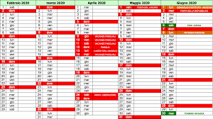 Le festività del 2017 consentiranno di poter approfittare di numerosi ponti lunghi. Calendario Anno Scolastico 2019 2020