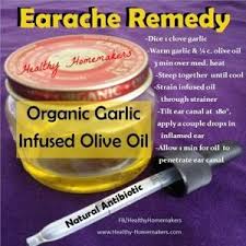 Natural Earache Remedy Garlic Infused Olive Oil It Works Earache Remedies Home Remedies For Earache Remedies