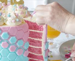 Finde was du suchst erstklassig toll. Anleitung Babyshower Torte Gender Reveal Cake Auch Fur Zwillinge Tortemich