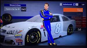 It was developed by 704games and was published by motorsport games the gold edition includes bonus spotter voices, paint schemes and career mode opportunities.4 additional downloadable content packs were also. Hunt For Sponsors Nascar Heat Evolution Career Mode Youtube