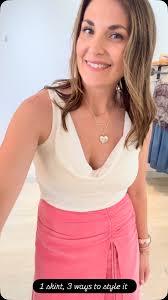 ✨1 skirt styled 3 ways✨, All 3 tops are available in-store & online. The  skirt is not from here, I got it from @sunneboutique