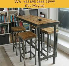 Karena sebuah kursi serta bidang datar bakal berlatih yang tentram akan membuat aktivitas berlatih membimbing kian bagus berulang. Kursi Meja Cafe Murah Harga Meja Bar Cafe Wa 62895 3668 31999