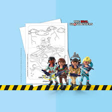 Teach your child how to identify colors and numbers and stay within the lines. Colouring Sheet Playmobil Ghostbusters