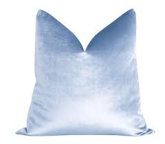 Faux Silk Velvet Hydrangea Blue Pillow Cover Only Light Etsy Light Blue Throw Pillows Blue Pillow Covers Blue Throw Pillows