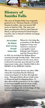 History of Smiths Falls