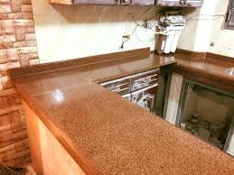 رخام مطابخ جرانيت بني