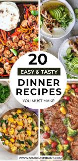 20 Quick Healthy Dinner Recipes You Can Make Ahead Sharp Aspirant Quick Healthy Dinner Healthy Dinner Recipes Dinner Recipes