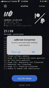 Want a jailbreak but don't know if you should stay or upgrade? Help Got An Error About Code Injection On Step 21 30 And When I Try To Rejailbreak I Get This Screen This Is Definitely New To 6 0 0 I Ve Never Had This Problem Before