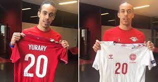 Yussuf yurary poulsen (danish pronunciation: Rb Leipzig Star Poulsen Stifte Seine Nationalmannschaftstrikots