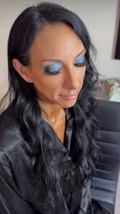 Flawless ✨ Stage glam by Leandra Baldwin of TamikaTCollection LLC 💄, This  bold, high-impact look features icy blue shimmer lids blended seamlessly  into a smoked-out crease, full lash drama, sculpted ...