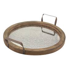 Maybe you would like to learn more about one of these? Handmade Products 24 Decorative Round Stained Distressed Wooden Serving Tray Decorative Accessories