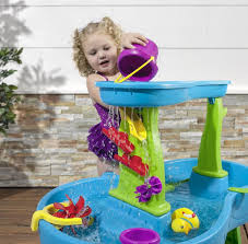 Rain Showers Splash Pond Water Table Kids Sand Water Play Water Table Sand And Water Table Rain Shower