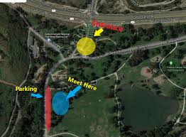 To start where we did, we entered the park, and took the road to the right, all the way to the end. Redwood Regional Park Google æœå°‹