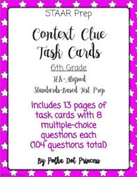 Most of it is politics, weather, history, living quality. Context Clues Task Cards Staar Test Prep Review By Polka Dot Princess