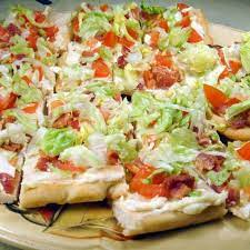 Blt Ranch Salad Pizza Pampered Chef Recipe Yummly Recipe Chef Recipes Pampered Chef Recipes Recipes