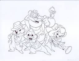 Chip And Dale Rescue Rangers Disney Coloring Pages Disney Coloring Pages Cartoon Coloring Pages Monster Truck Coloring Pages