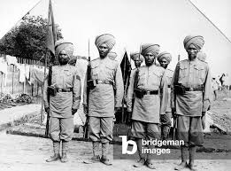 British Indian Army serving in China ...