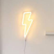 A Little Lovely Company Neon Yellow Lightning Bolt Light Neon Aesthetic Cosas Amarillas Fondos De Pantalla Tumblr Neon
