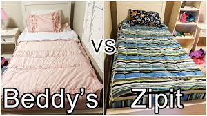 Simplified bedding will refresh how you think about your bed and will, ultimately, streamline your bedding care and expedite every morning. Zipper Bedding Beddy S Vs Zipit Youtube
