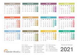 Kalenderwochen 2021 2021 download auf freeware.de. Kalender 2021 Zum Ausdrucken Kostenlos