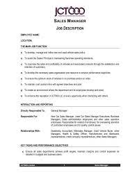 General sales manager (gsm) job description the automotive dealership general sales manager is responsible for profitability in both the new and used vehicle departments and for customer retention. Sales Manager Job Description Jct600