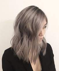 Nice Ash Brown Medium Lob Hairstyles 2019 For Women Ash Blonde Short Hair Ash Hair Color Short Blonde Hair
