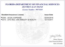 Please note that license class names can vary by state. Fl Insurance License New Life Financial Solutions Llc