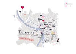 Affiche De Toulouse Illustree A Imprimer Affiche Toulouse Carte De Toulouse Et Toulouse