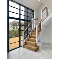 The simple design and clean lines of the metal round spindle are perfect for contemporary homes and modern stair designs. Trademark Metal Boston Spindle Black Stair Parts