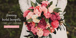 Faux wedding flowers professionally designed for half the cost of fresh bridal bouquets. Southern Blooms Co Wood Flower Wedding Bouquets Home Decor Southern Blooms Co Llc