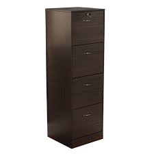 Add style and function into the office with our range of volume filing cabinets. Wilson 4 Drawer Vertical Wood Lockable Filing Cabinet Espresso Walmart Com Walmart Com
