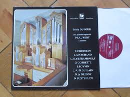 MARIE DUFOUR at the ST LAURENT GRAND ORGAN in LAUSANNE SWITZERLAND GALLO LP