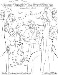 Friday Freebie More Coloring Pages Childrens Sermons Bible Coloring Pages Beatitudes