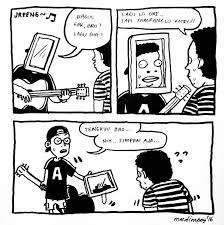 Menurut cerita yang aku dengar, orang jakarta terkenal individualis, tidak ramah dengan orang asing, antar tetangga tak saling kenal. 20 Komik Strip Lucu Kekinian Ini Bikin Ngakak Sampai Mules