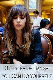 3 Styles Of Bangs You Can Do Yourself Hair Styles Long Hair Styles Hair Beauty