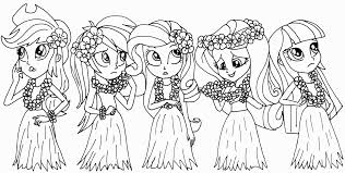 Coloring Pages Extraordinary My Little Pony Girls Coloring