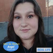 Angel spent most of her childhood moving around. She was born in Petersburg  but went to a total of twelve different schools growing up. Her parents  weren't together, but they were both