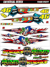 Cuma nutup striping asli (tidak full body) spec b= rp. Sticker Striping Variasi Thailook Animasi Vega R Lama Old Shopee Indonesia