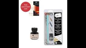 Modern Calligraphy Set From Manuscript With Ink And Paper For 17 99 Youtube Beginners can practice chinese, japanese, and kanji calligraphy using this set.