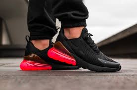 Get Ready For The Nike Air Max 270 Hot Punch Sneakers Men Fashion Nike Shoes Air Max Black Nike Shoes