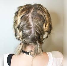 Braids are a fast and easy short hairstyle to do when you are in a rush, want to change up your hair, or just don't want your hair touching your neck on a hot summer day. 13 Easy Braids For Short Hair To Inspire Your Next Look