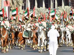 Veterans from singapore civil defence force and the singapore police force in their old uniforms at the vintage parade segment at the national day parade. National Day Parade Rocks Downtown Boulevard Government Gulf News