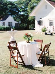 30 Round Low Cocktail Tables With Dark Wood Folding Chairs Wood Folding Chair Wedding Chairs Cocktail Tables